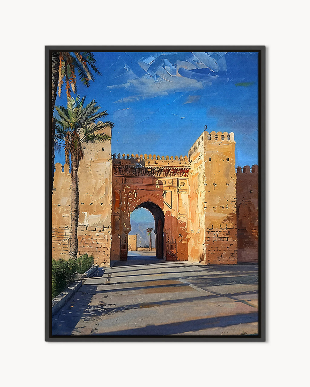 Oujda – The Imperial Gate framed canvas print, product packshot