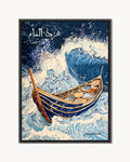 Carried Away – The Wave framed canvas print, product packshot