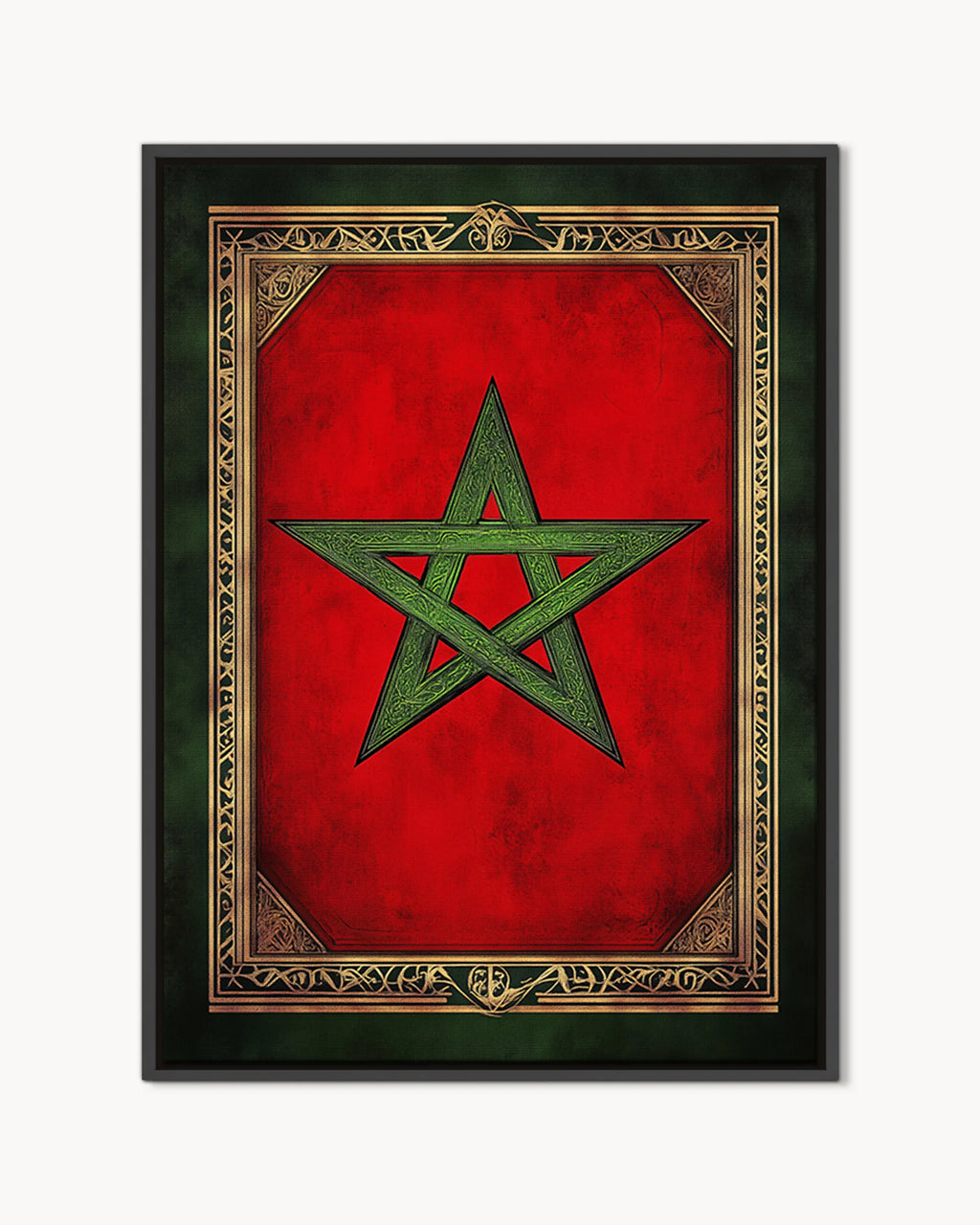 Flag – Royal Illumination framed canvas print, product packshot