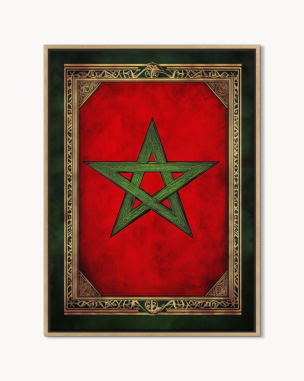 Flag – Royal Illumination framed canvas print, product packshot