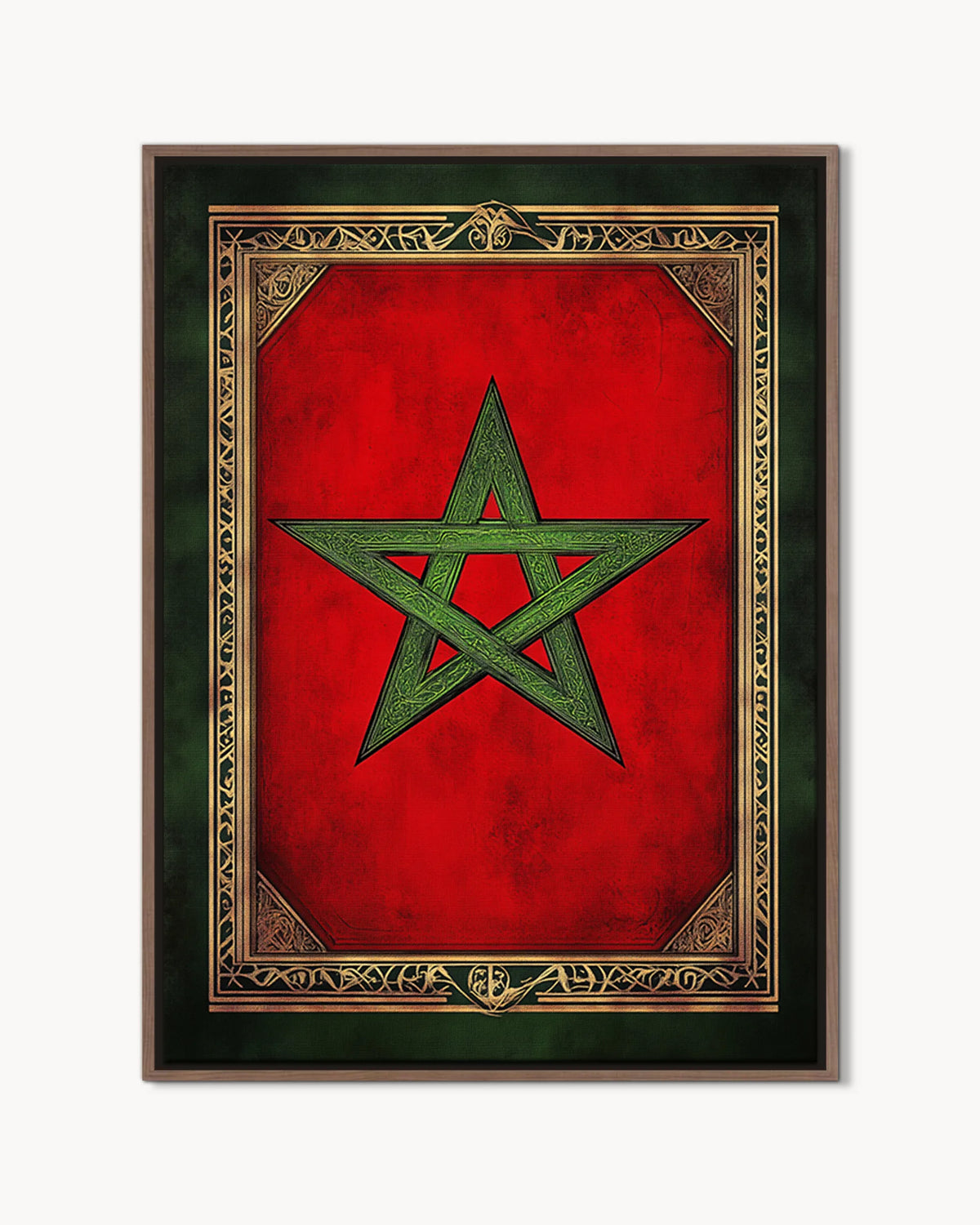Flag – Royal Illumination framed canvas print, product packshot