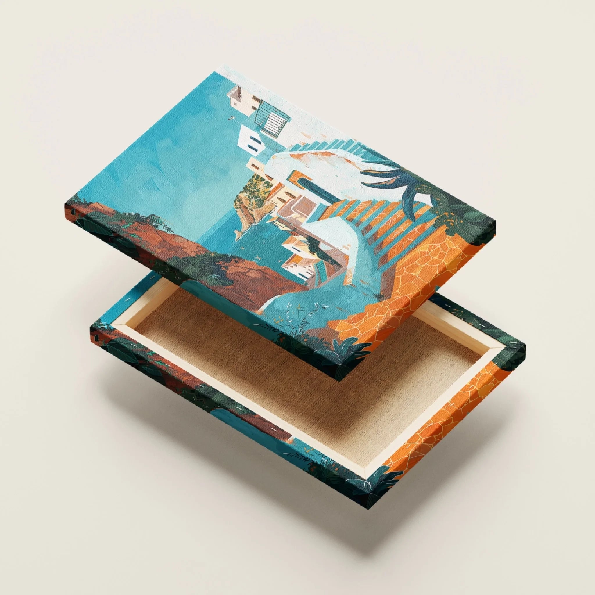 High-resolution visual of the Tanger wall art, shown either in a stylish interior setting or as a detailed product mockup.