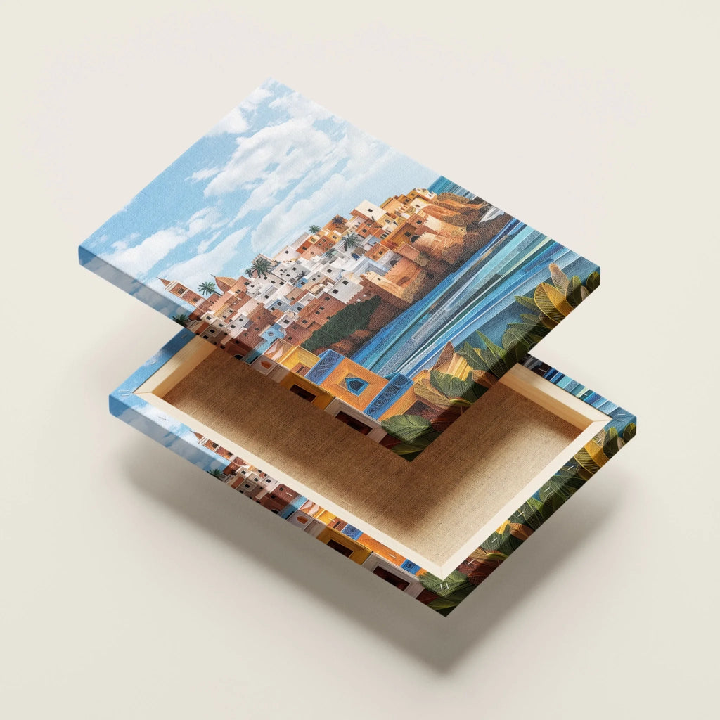 High-resolution visual of the Rabat wall art, shown either in a stylish interior setting or as a detailed product mockup.