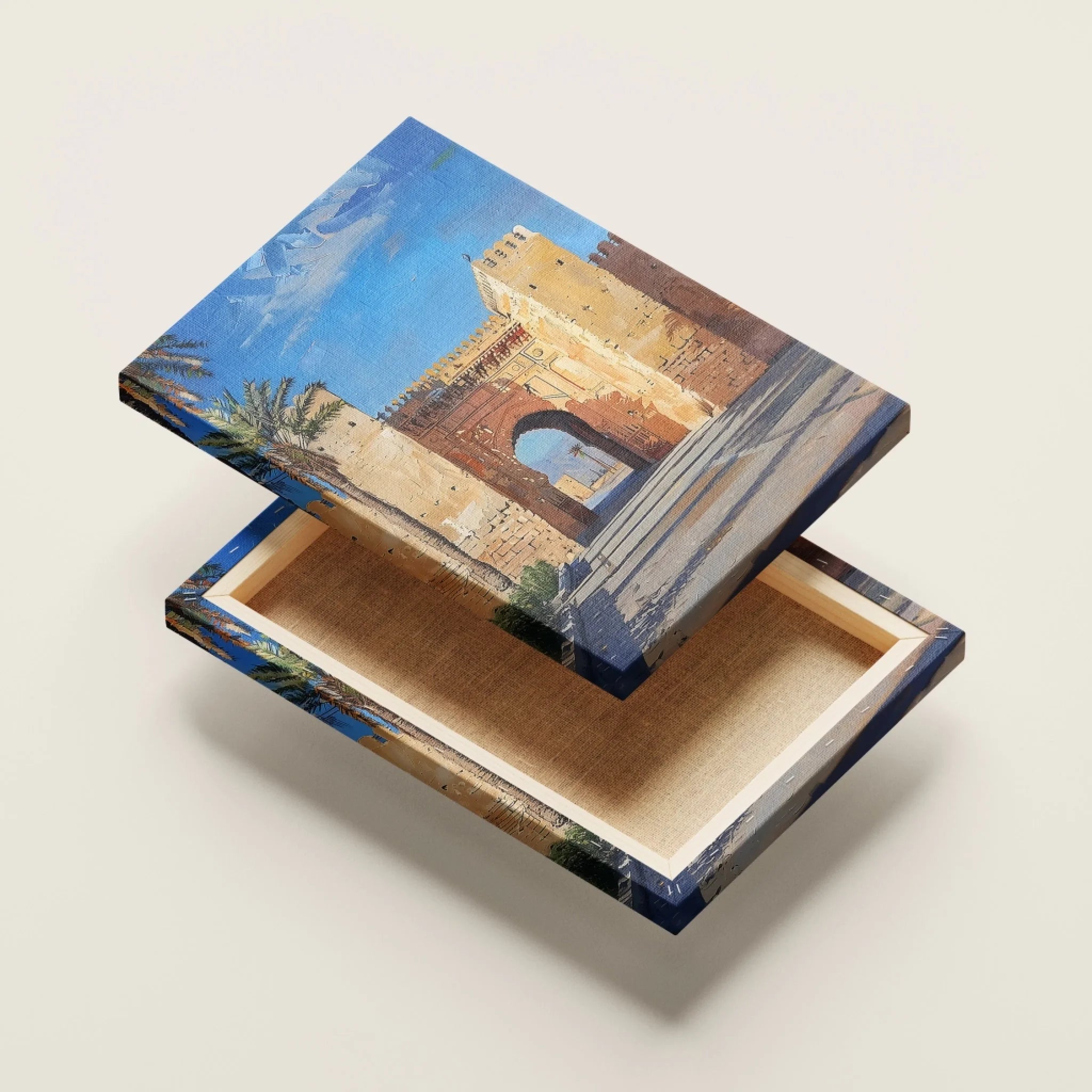 High-resolution visual of the Oujda wall art, shown either in a stylish interior setting or as a detailed product mockup.