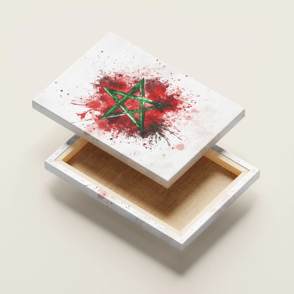 High-resolution visual of the Watercolor flags wall art, shown either in a stylish interior setting or as a detailed product mockup.