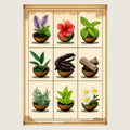 High-resolution visual of the Moroccan aromatic herbs wall art, shown either in a stylish interior setting or as a detailed product mockup.