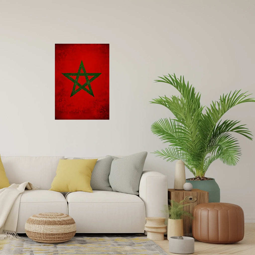 High-resolution visual of the Classic flags wall art, shown either in a stylish interior setting or as a detailed product mockup.