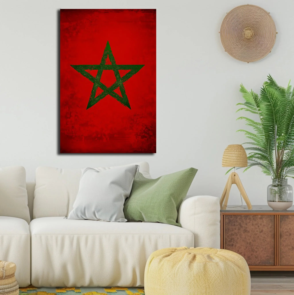 High-resolution visual of the Classic flags wall art, shown either in a stylish interior setting or as a detailed product mockup.