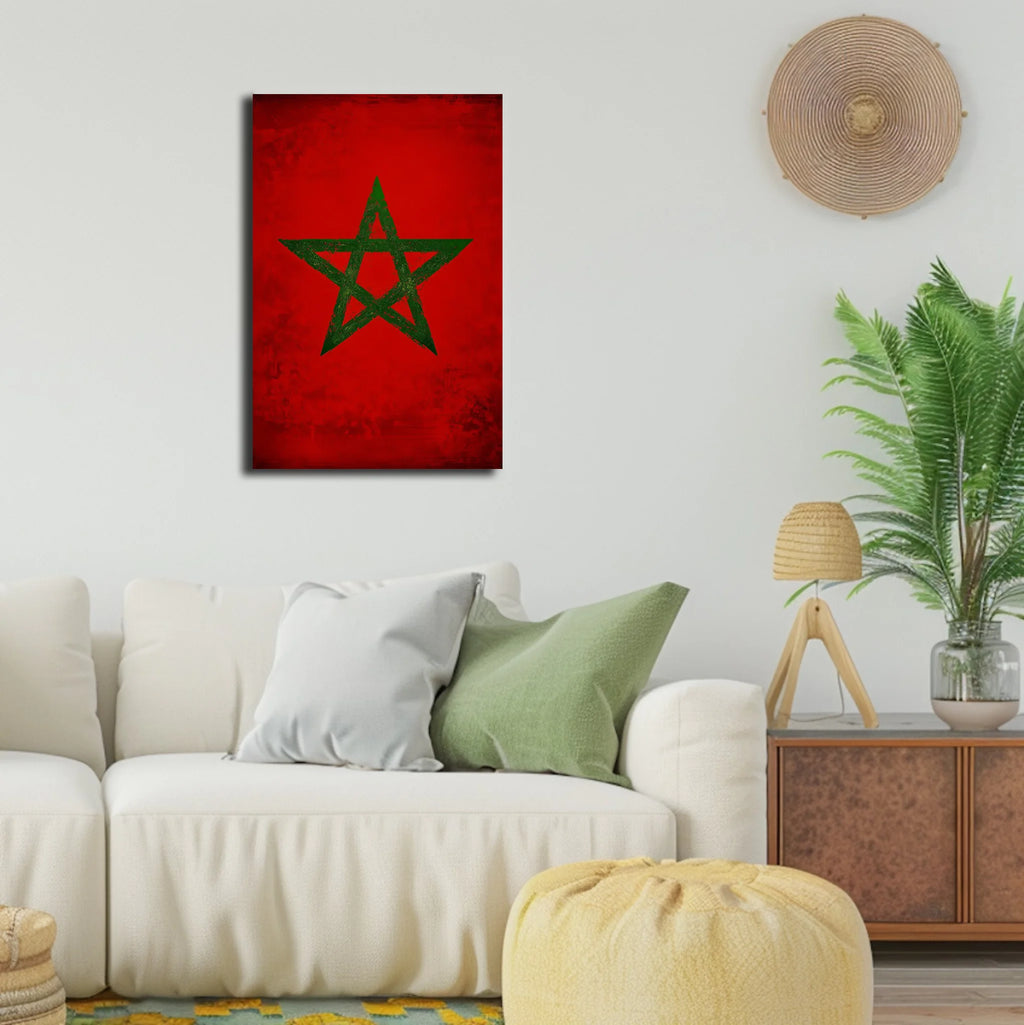 High-resolution visual of the Classic flags wall art, shown either in a stylish interior setting or as a detailed product mockup.