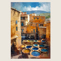 High-resolution visual of the Fes wall art, shown either in a stylish interior setting or as a detailed product mockup.
