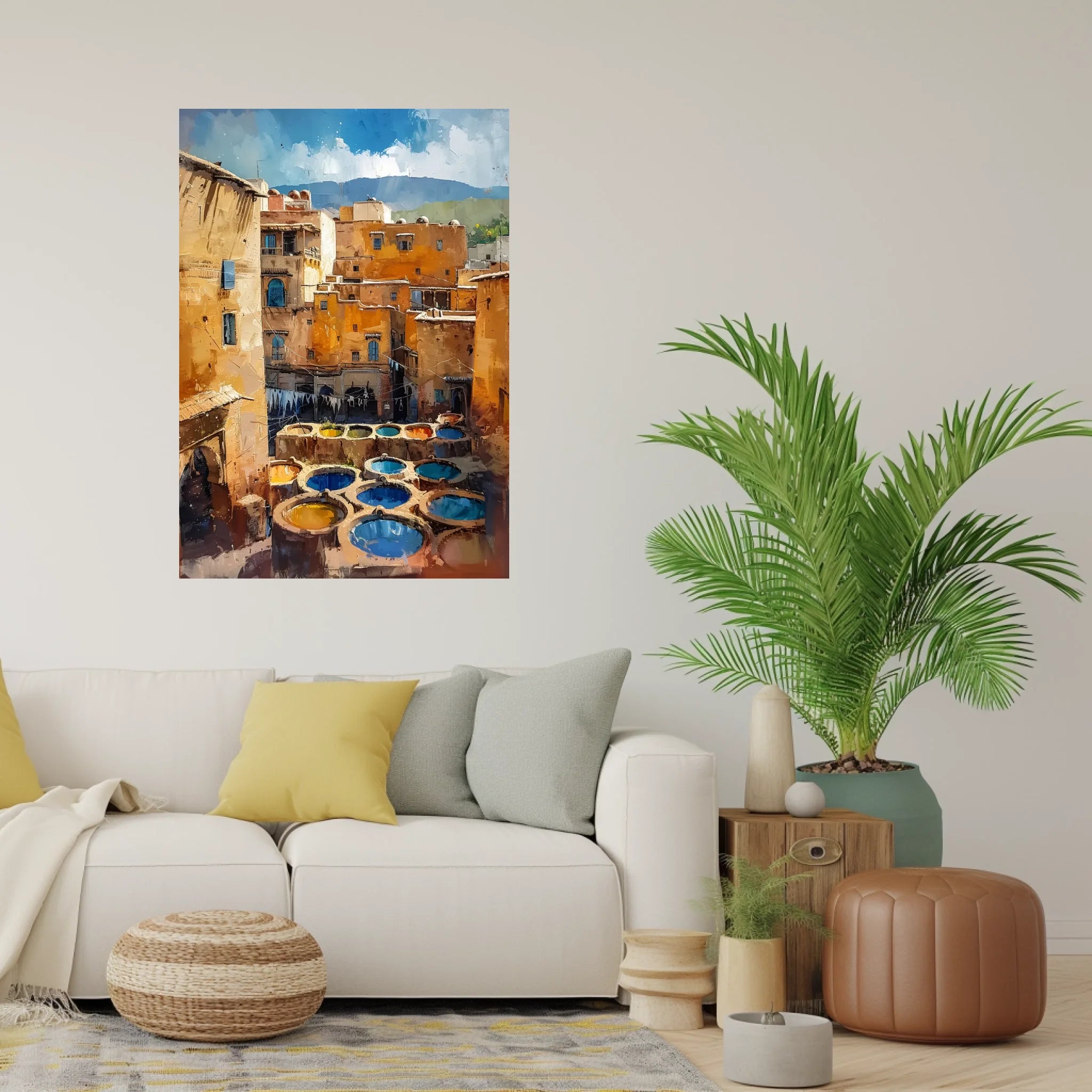 High-resolution visual of the Fes wall art, shown either in a stylish interior setting or as a detailed product mockup.