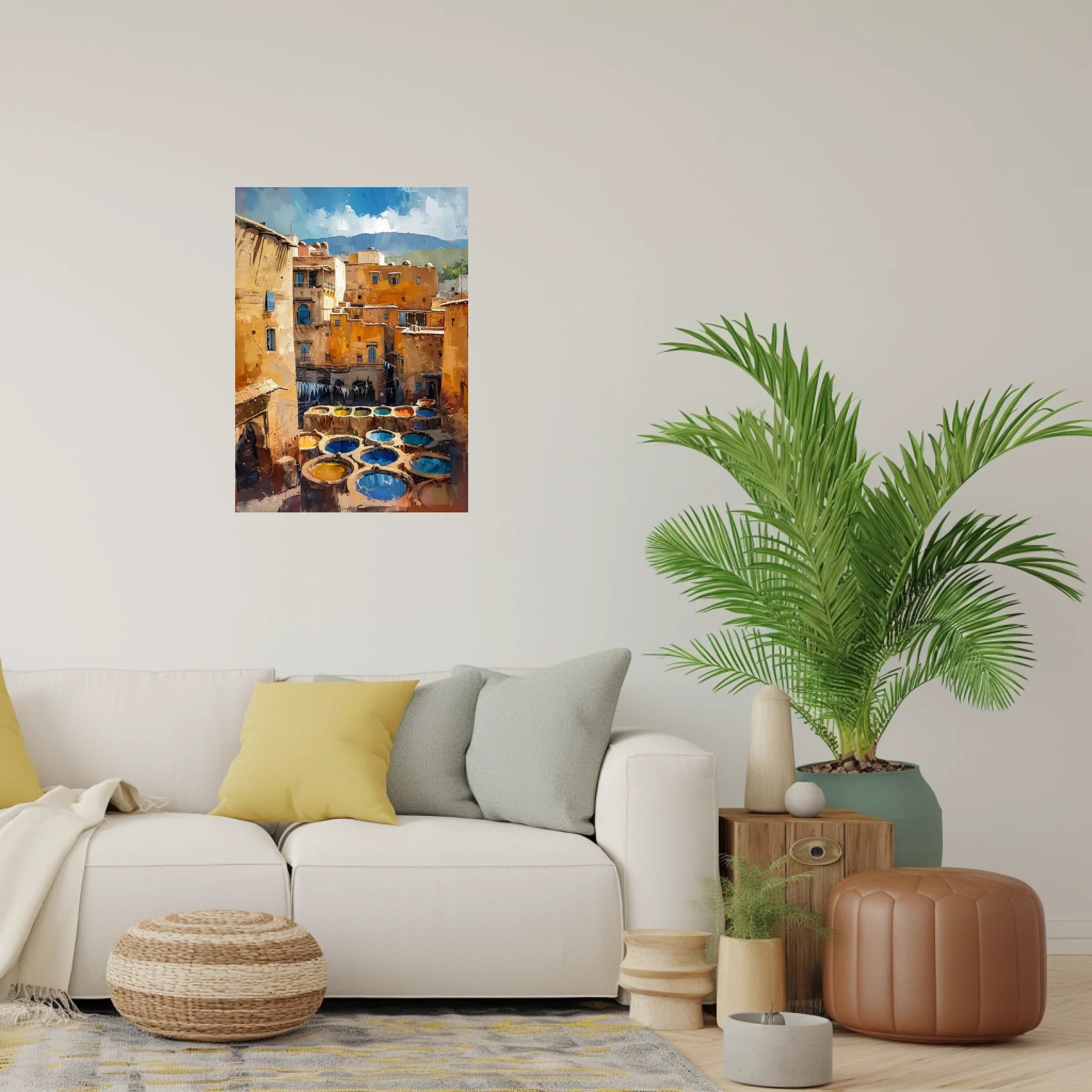 High-resolution visual of the Fes wall art, shown either in a stylish interior setting or as a detailed product mockup.