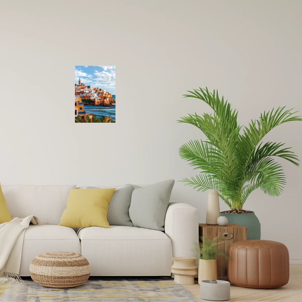 High-resolution visual of the Rabat wall art, shown either in a stylish interior setting or as a detailed product mockup.