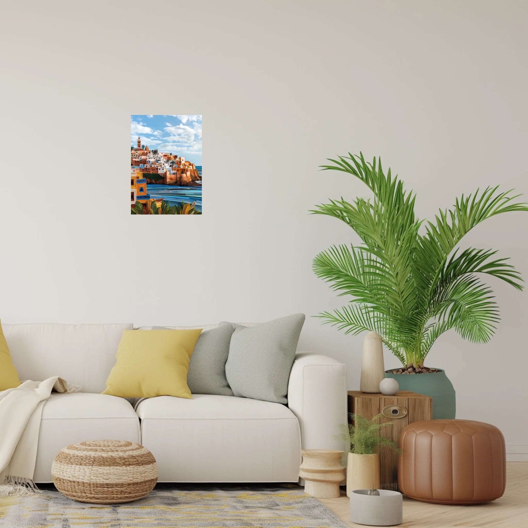 High-resolution visual of the Rabat wall art, shown either in a stylish interior setting or as a detailed product mockup.