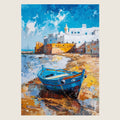 High-resolution visual of the Essaouira wall art, shown either in a stylish interior setting or as a detailed product mockup.