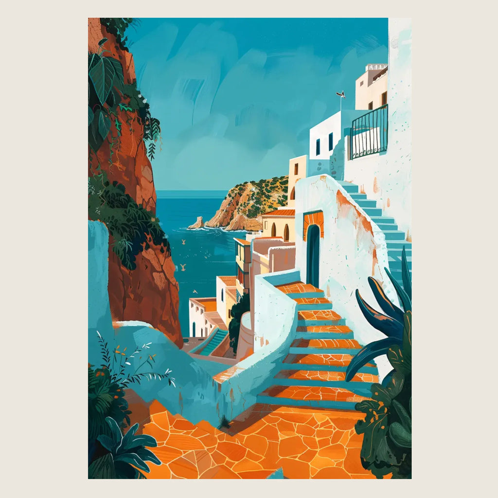 High-resolution visual of the Tanger wall art, shown either in a stylish interior setting or as a detailed product mockup.