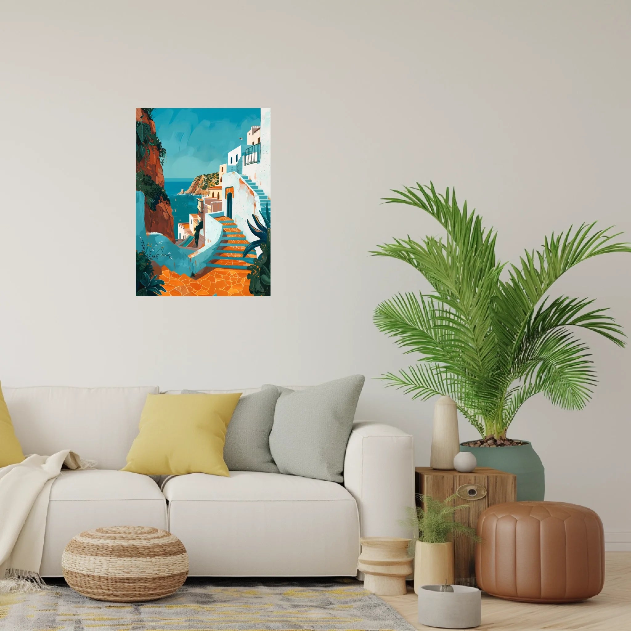 High-resolution visual of the Tanger wall art, shown either in a stylish interior setting or as a detailed product mockup.