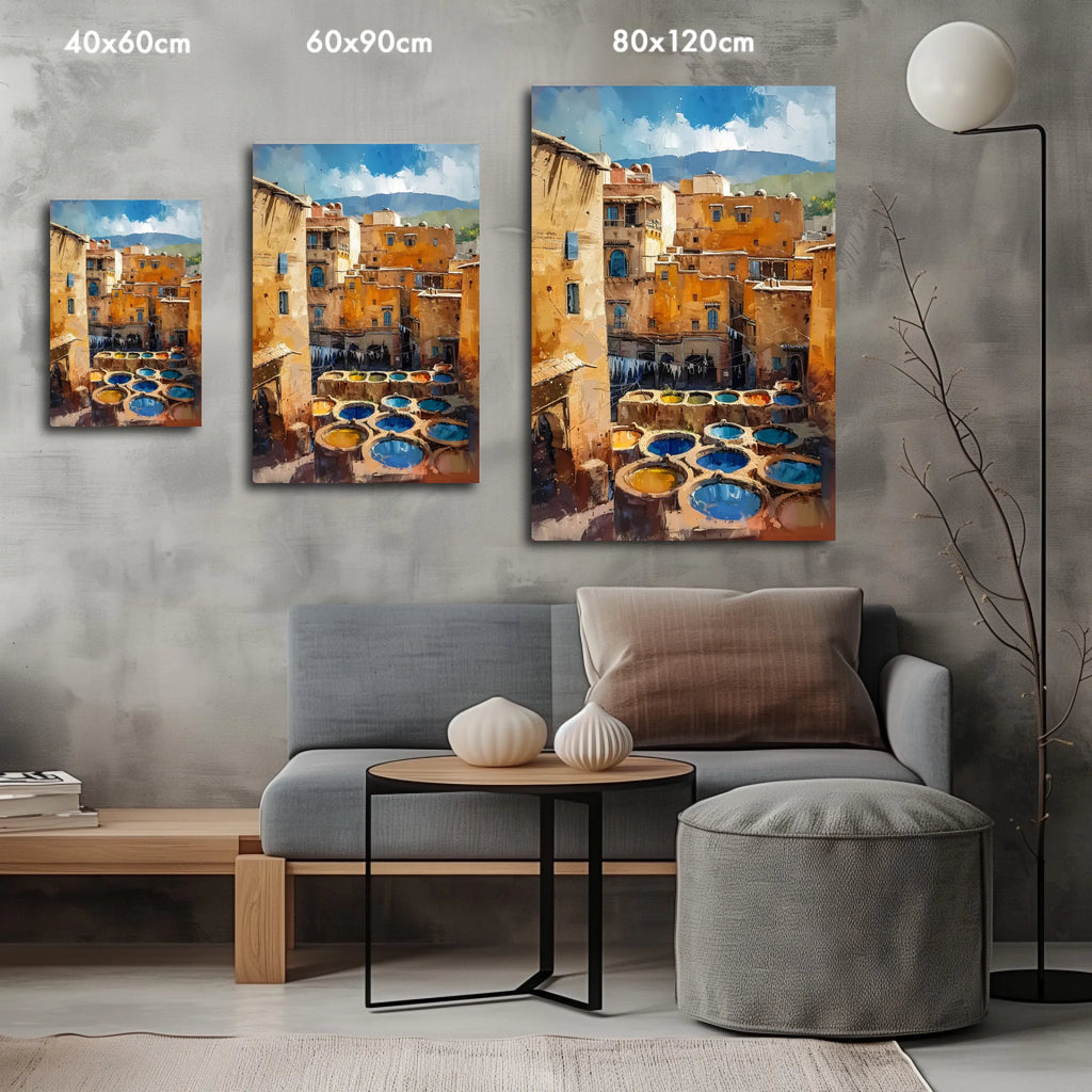 High-resolution visual of the Fes wall art, shown either in a stylish interior setting or as a detailed product mockup.