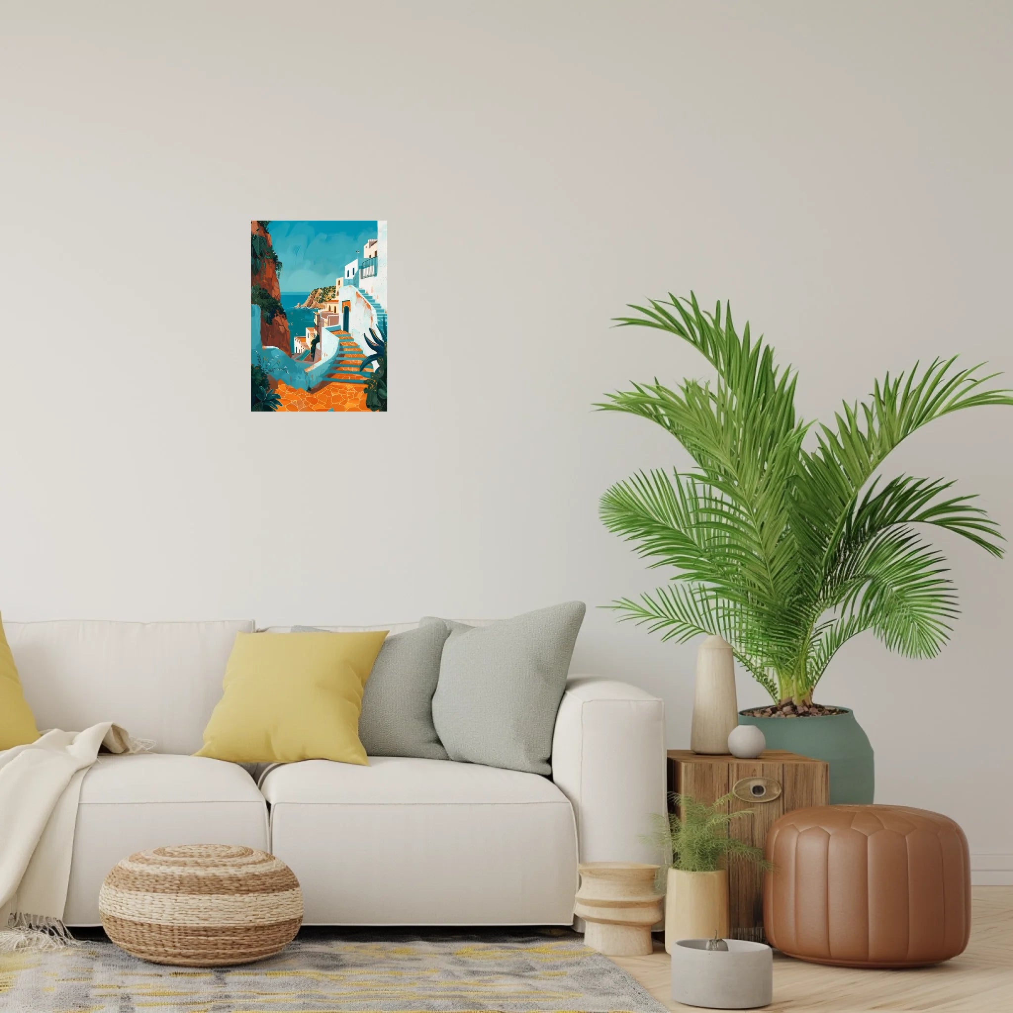 High-resolution visual of the Tanger wall art, shown either in a stylish interior setting or as a detailed product mockup.