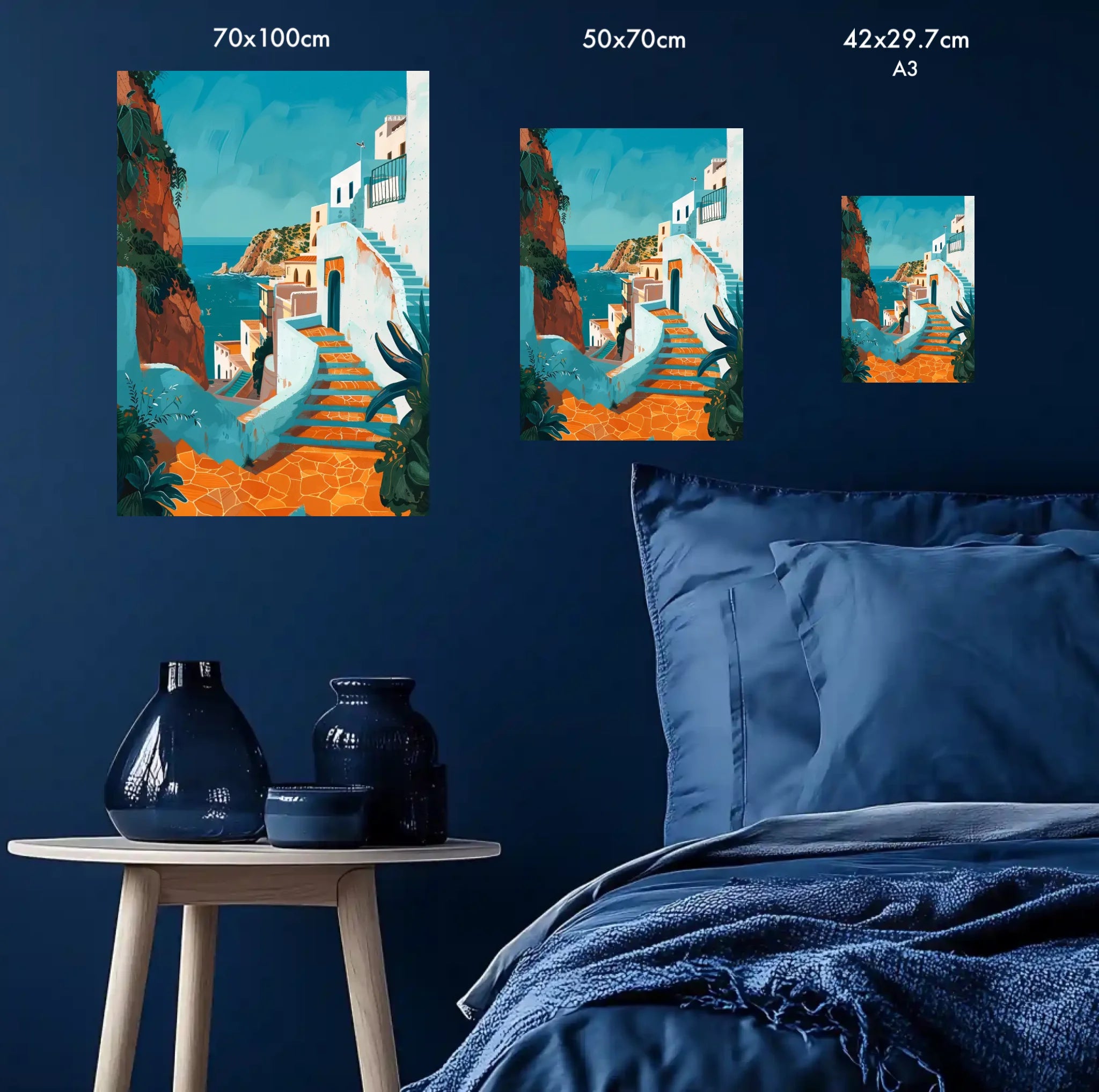 High-resolution visual of the Tanger wall art, shown either in a stylish interior setting or as a detailed product mockup.