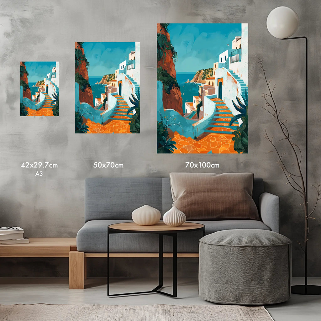 High-resolution visual of the Tanger wall art, shown either in a stylish interior setting or as a detailed product mockup.