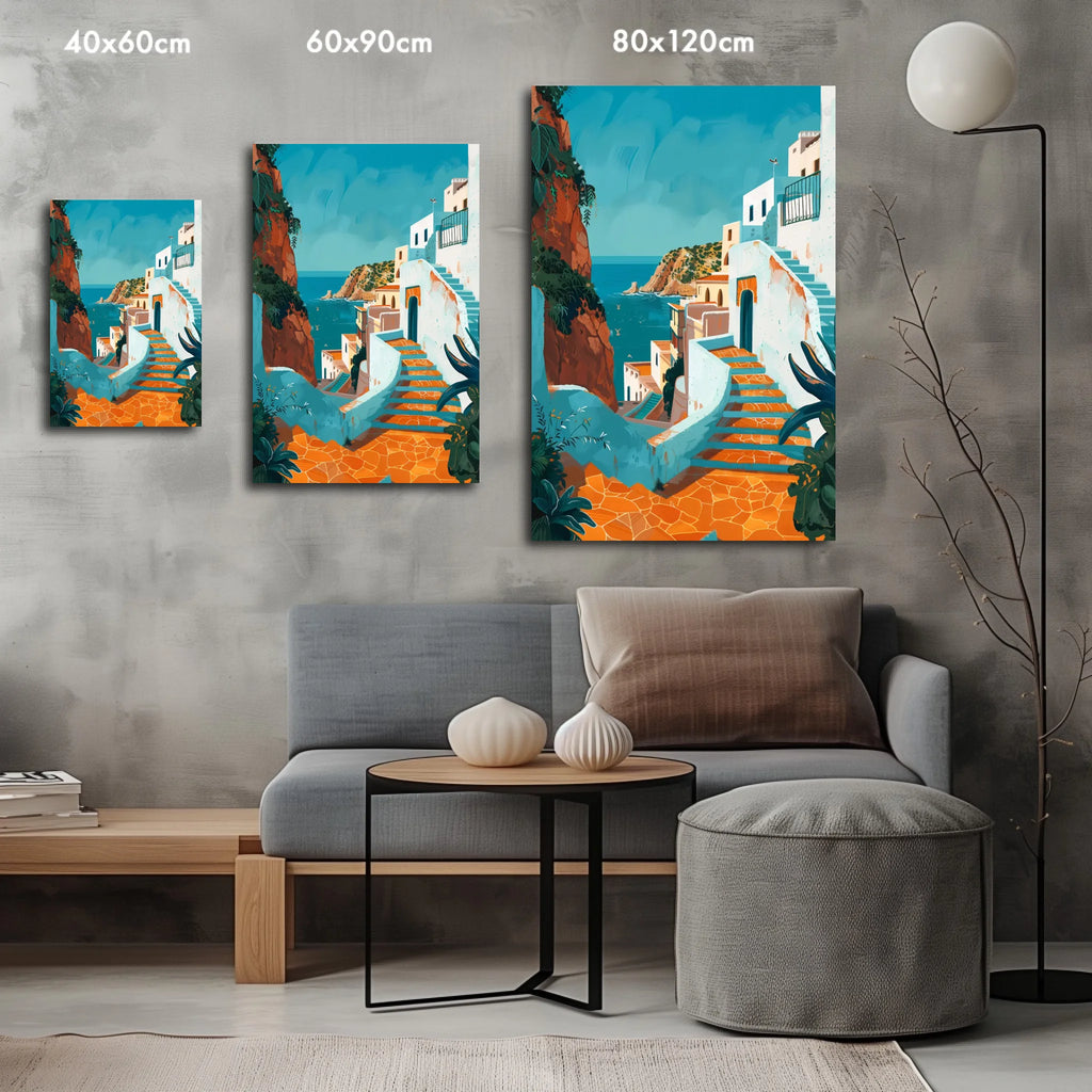 High-resolution visual of the Tanger wall art, shown either in a stylish interior setting or as a detailed product mockup.