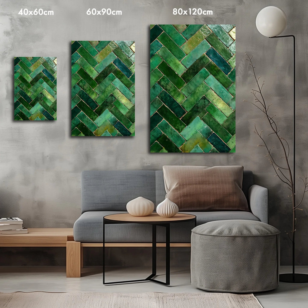 High-resolution visual of the Moroccan Zellige wall art, shown either in a stylish interior setting or as a detailed product mockup.