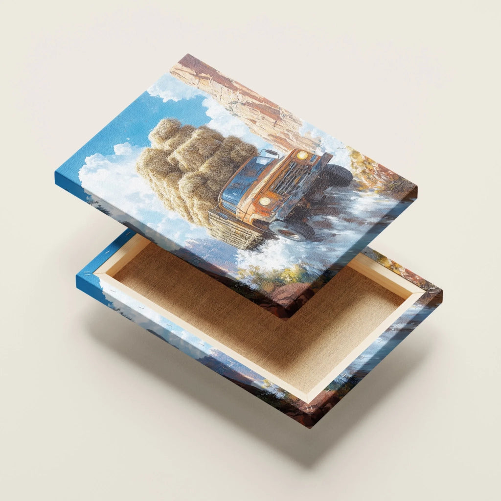 High-resolution visual of the Makayn Mouchkil – No worries, Always wall art, shown either in a stylish interior setting or as a detailed product mockup.