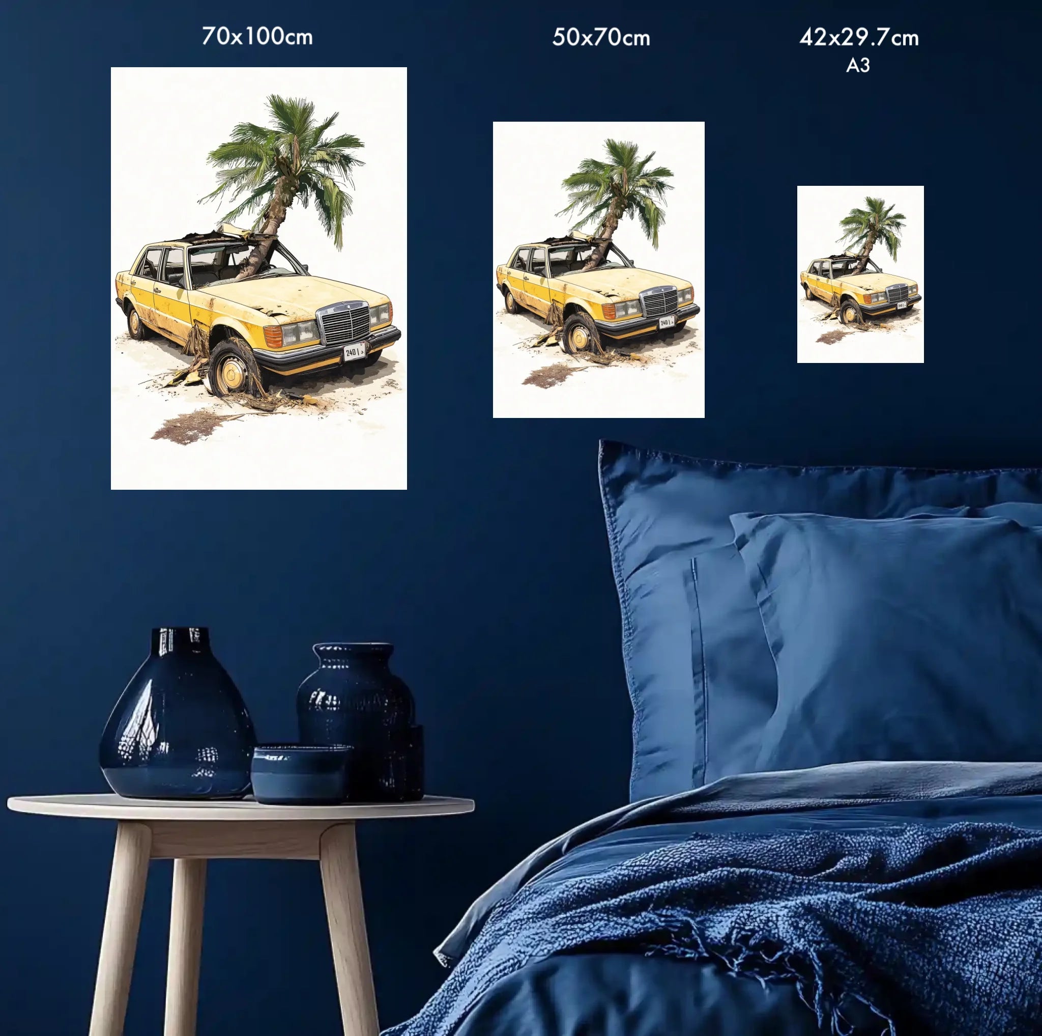 High-resolution visual of the Lizreb t3tal – Too Fast, Too Late wall art, shown either in a stylish interior setting or as a detailed product mockup.