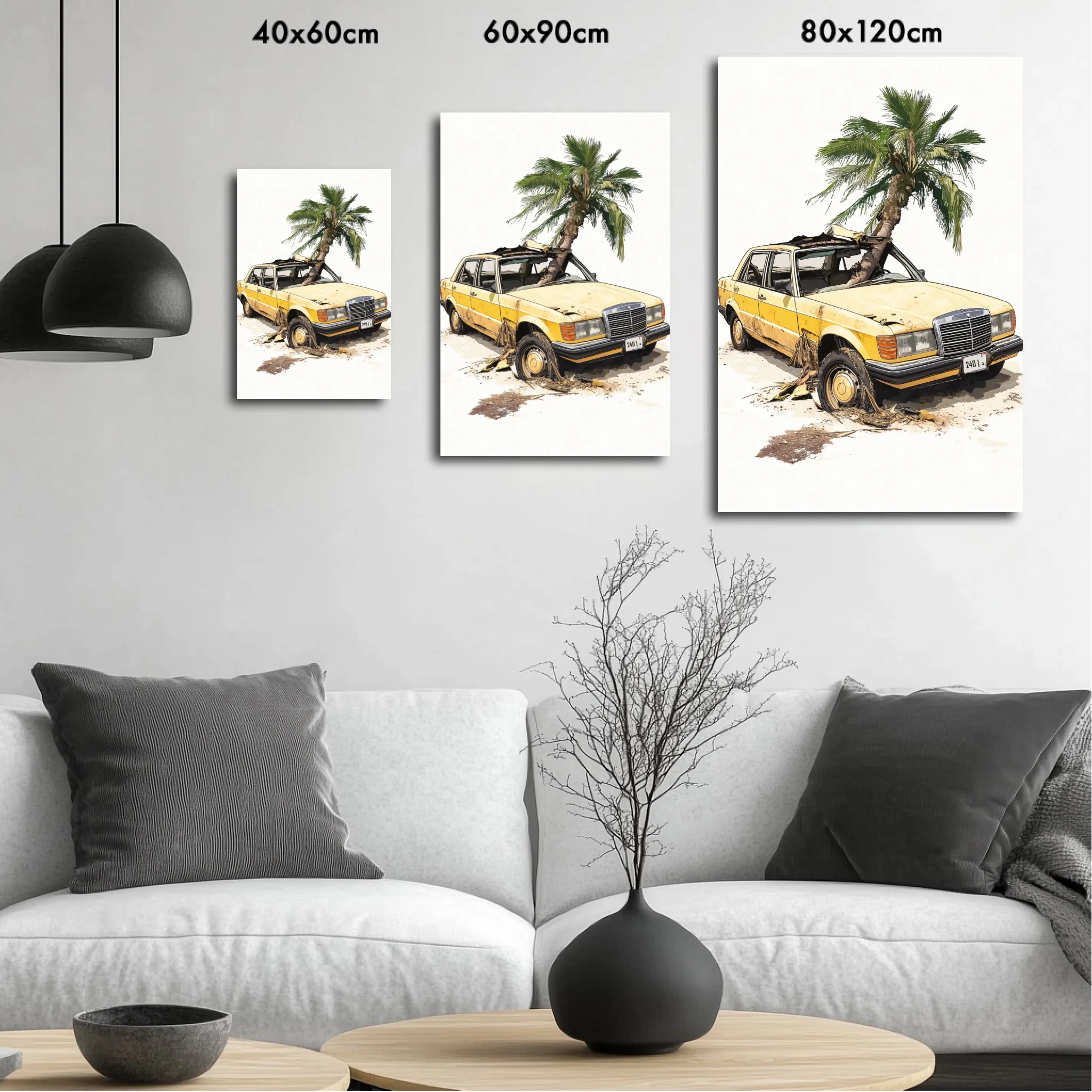 High-resolution visual of the Lizreb t3tal – Too Fast, Too Late wall art, shown either in a stylish interior setting or as a detailed product mockup.