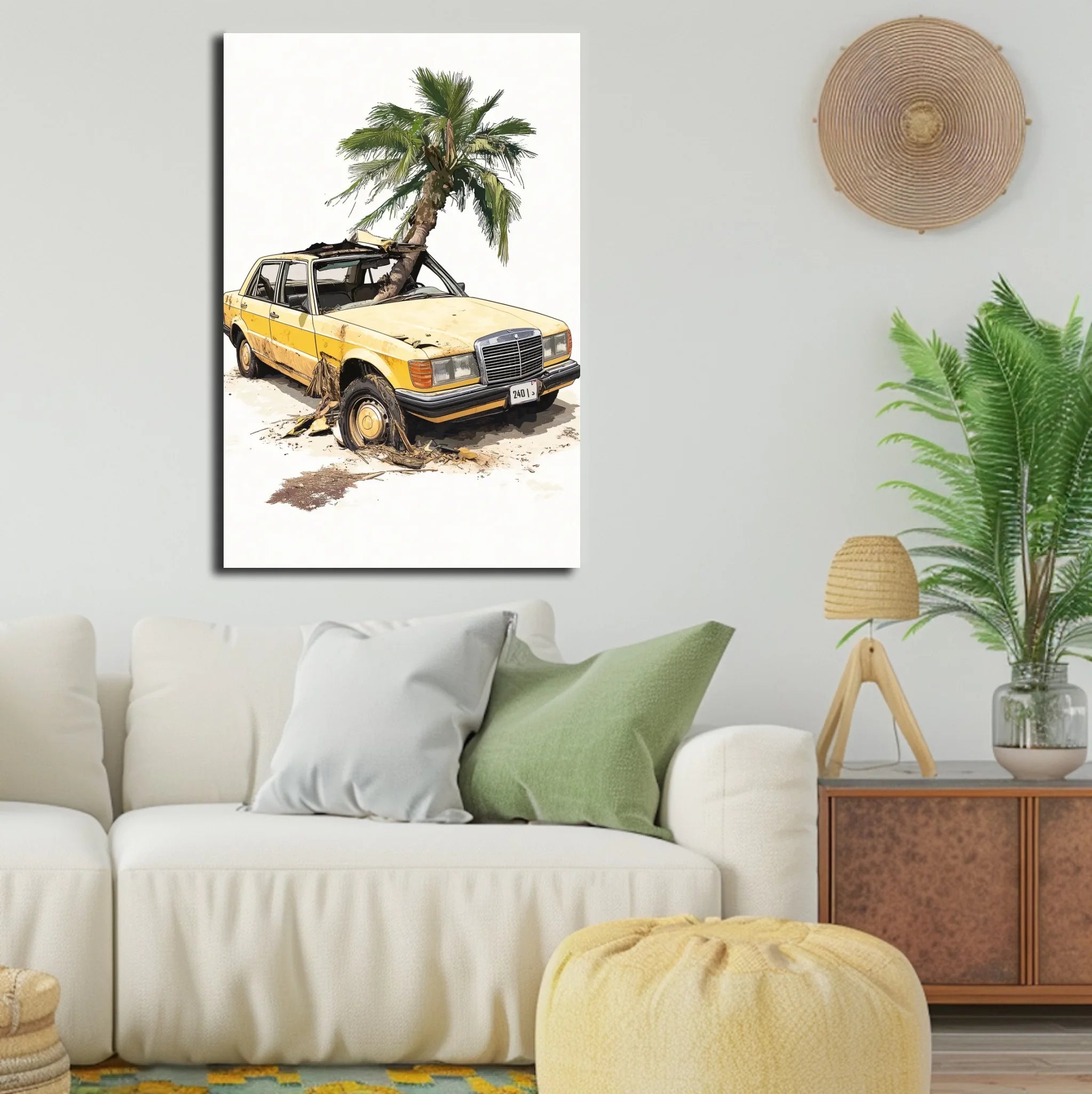 High-resolution visual of the Lizreb t3tal – Too Fast, Too Late wall art, shown either in a stylish interior setting or as a detailed product mockup.