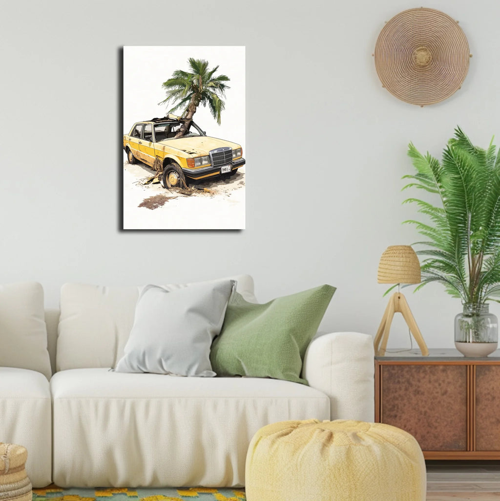 High-resolution visual of the Lizreb t3tal – Too Fast, Too Late wall art, shown either in a stylish interior setting or as a detailed product mockup.