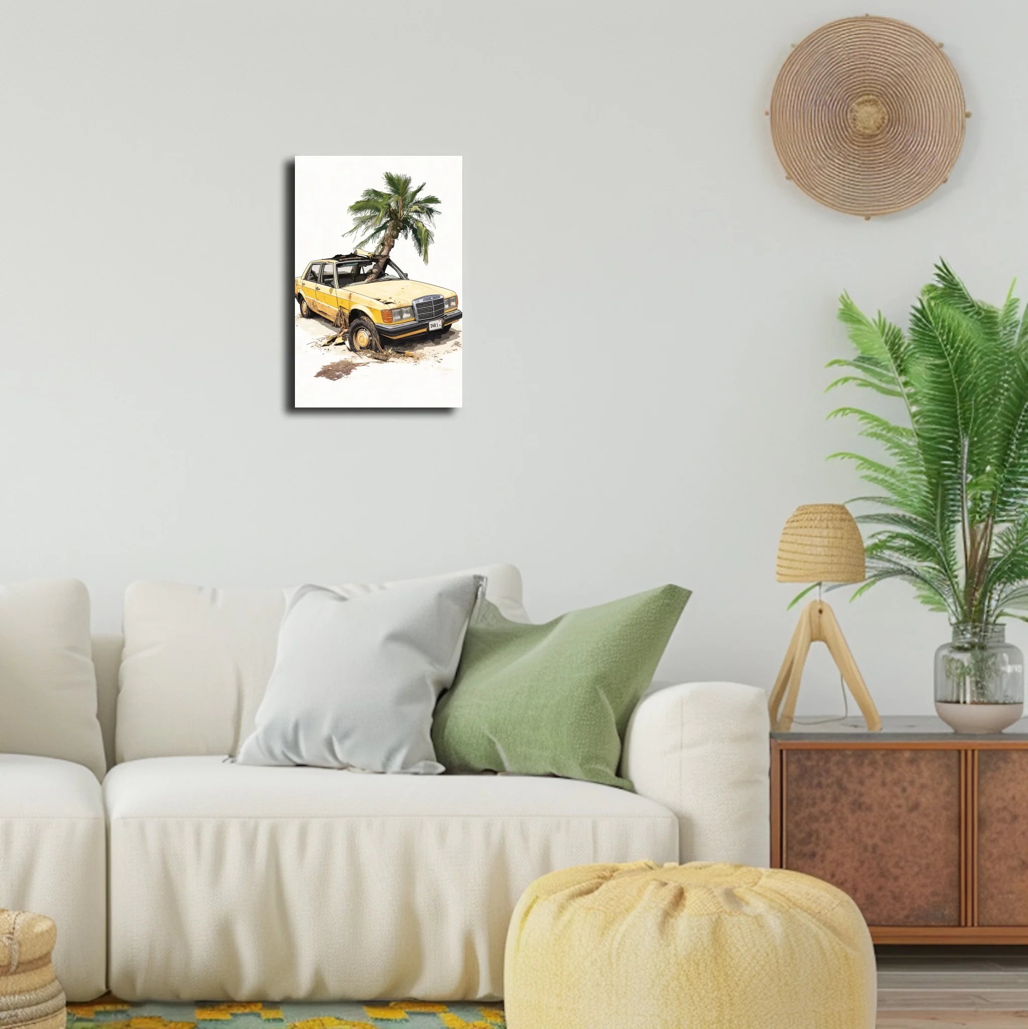 High-resolution visual of the Lizreb t3tal – Too Fast, Too Late wall art, shown either in a stylish interior setting or as a detailed product mockup.
